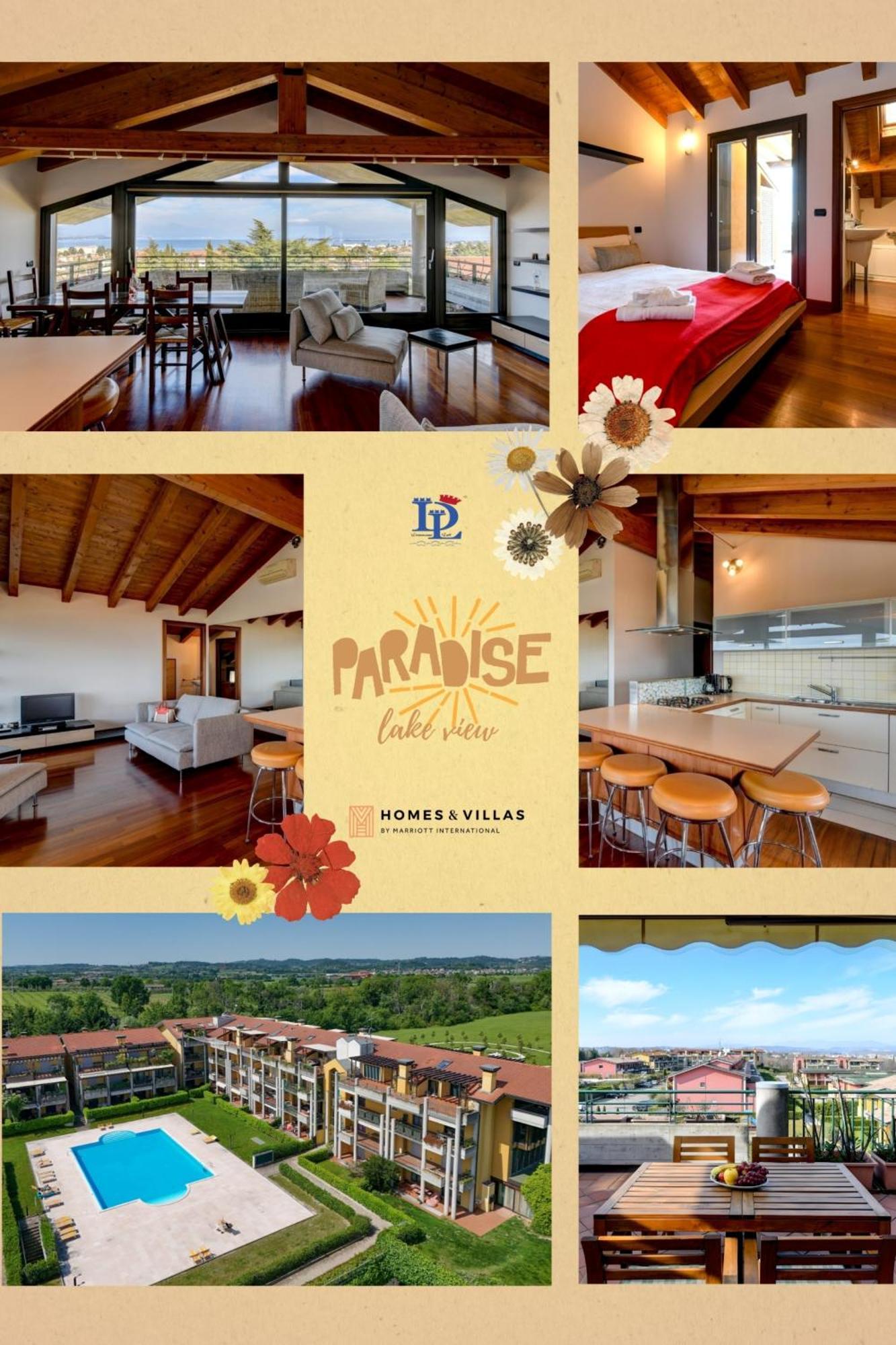Desenzanoloft Official Partner Marriott Homes & Villas - Paradise Lake View In A 5 Pools Exclusive Residence Desenzano del Garda Zewnętrze zdjęcie